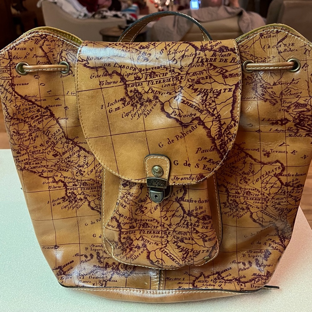 Patricia Nash Signature Map Backpack Gem